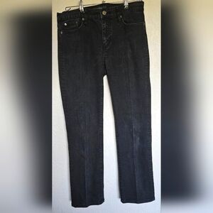 Lauren Jean Co. Ralph Lauren Black Jean Straight Leg Size 6